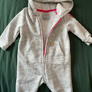 Carhartt Gray Kids One Piece 3m